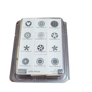 Stampin' Up! Little Pieces Set Of 12 New In Package Stamps